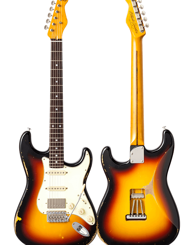 TRAD MASTER SERIES SIGMA-SSH 3 Tone Sunburst Heavy Aged