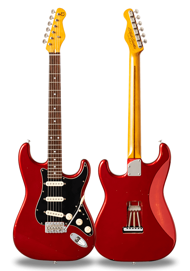 TRAD MASTER SERIES SIGMA-SSS Candy Apple Red Light Aged
