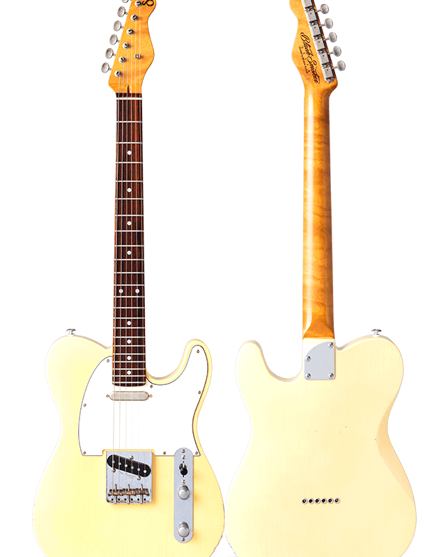 TRAD MASTER SERIES DELTA-SA Blonde Medium Aged Curly Maple on Cocobolo Neck