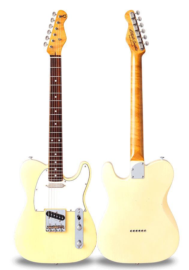 TRAD MASTER SERIES DELTA-SA Blonde Medium Aged Curly Maple on Cocobolo Neck