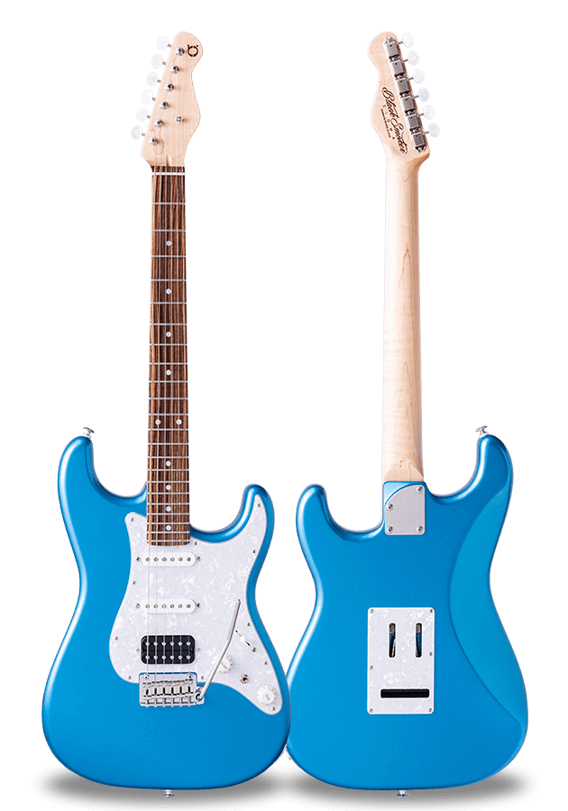 STANDARD SERIES SIGMA-SSH Lake Pracid Blue Curly Maple on Kingwood Neck