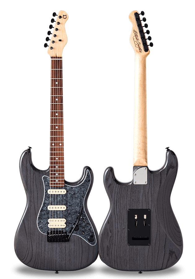 STANDARD SERIES SIGMA-SSH Trans Black Curly Maple on Kingwood Neck