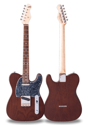 STANDARD SERIES DELTA-SA Walnut（Open Pore Matte）Curly Maple on Kingwood Neck