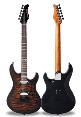 FUTURA-S HH Tiger Eye / Honduras Mahogany Back Quilted Maple AAAAA Top Body