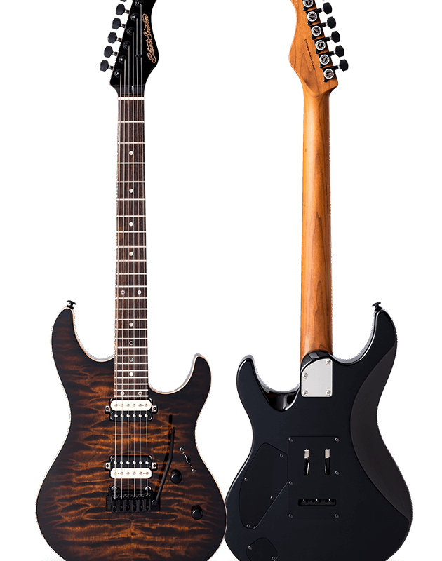 FUTURA-S HH Tiger Eye / Honduras Mahogany Back Quilted Maple AAAAA Top Body