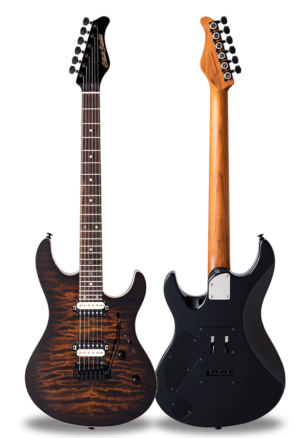FUTURA-S HH Tiger Eye / Honduras Mahogany Back Quilted Maple AAAAA Top Body