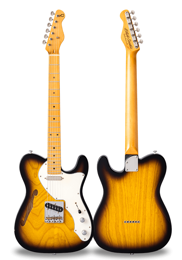 TRAD MASTER SERIES DELTA-C 2-Tone Sunburst Light Aged