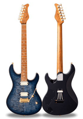FUTURA-S HH LTD Lazuli Blue / Alder Back AAAAA Quilted Maple Top Body