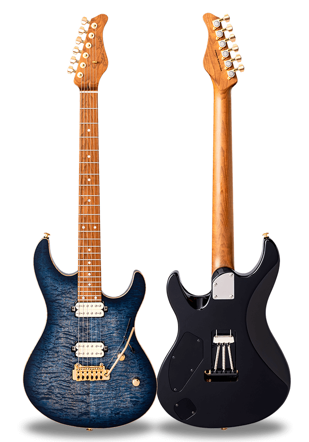 FUTURA-S HH LTD Lazuli Blue / Alder Back AAAAA Quilted Maple Top Body