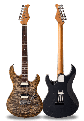 FUTURA-S HH LTD Canyon Burst / Alder Back Marble Wood Top Body