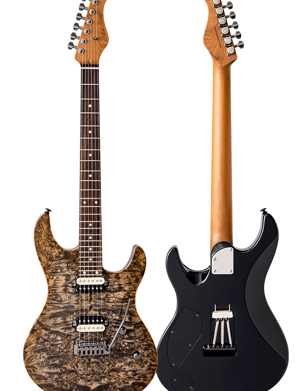 FUTURA-S HH LTD Canyon Burst / Alder Back Marble Wood Top Body