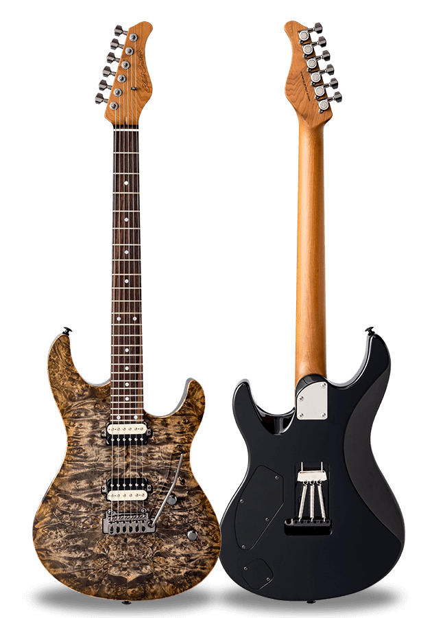 FUTURA-S HH LTD Canyon Burst / Alder Back Marble Wood Top Body