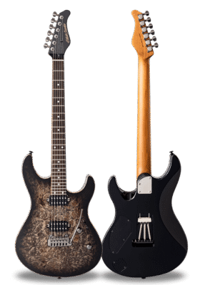 FUTURA-S HH LTD Transparent Black / Alder Back Marble Wood Top Body