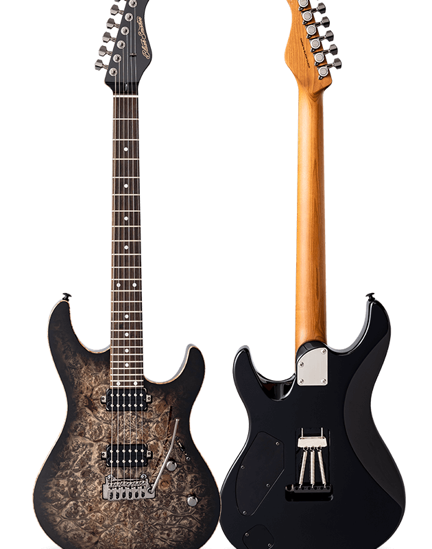 FUTURA-S HH LTD Transparent Black / Alder Back Marble Wood Top Body