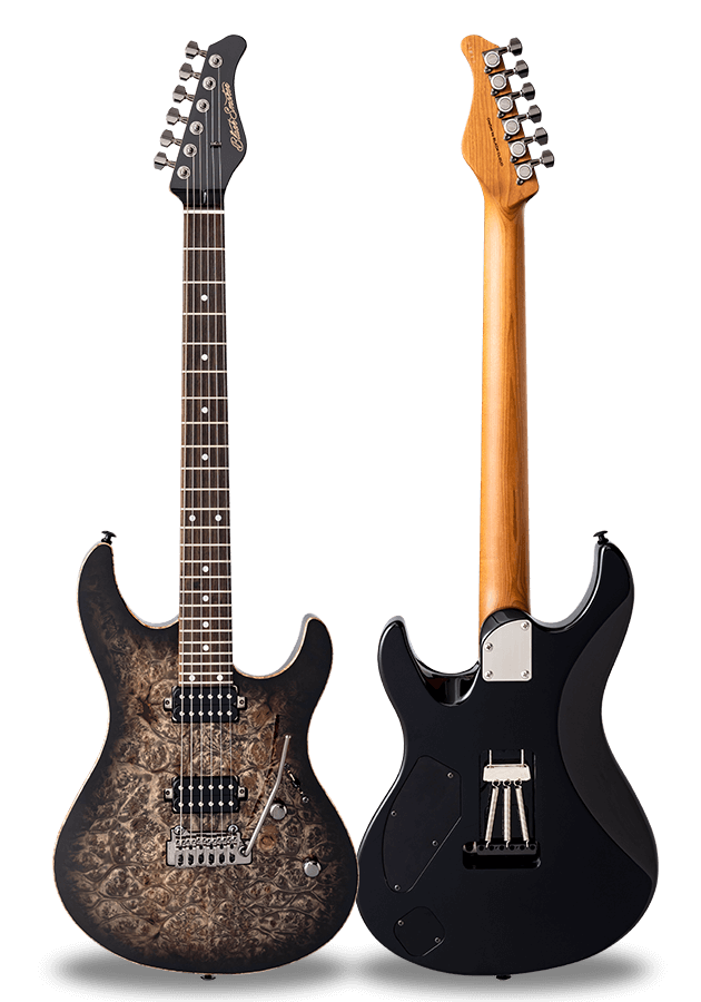 FUTURA-S HH LTD Transparent Black / Alder Back Marble Wood Top Body