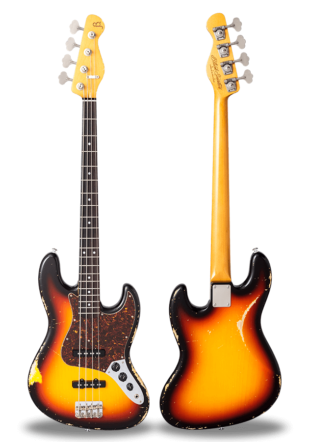 TRAD MASTER SERIES BETA-J4 3 Tone Sunburst Heavy Aged