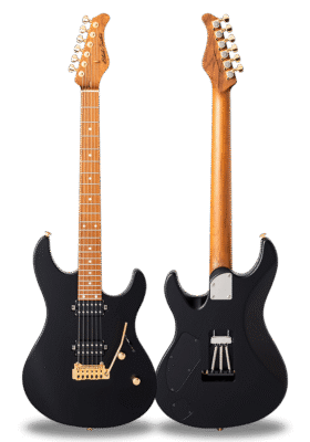 FUTURA-S HH Matte Black / Alder Body Roasted Maple Fingerboard