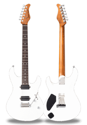 FUTURA-S HH Matte Pearl White / Alder Body Rosewood Fingerboard