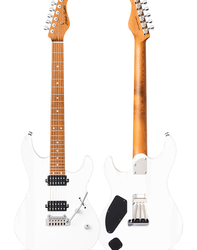 FUTURA-S HH Matte Pearl White / Alder Body Roasted Maple Fingerboard