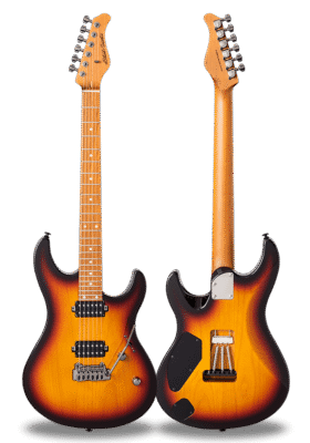 FUTURA-S HH 3 Tone Sunburst / Alder Body Roasted Maple Fingerboard