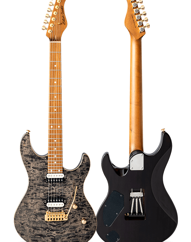 FUTURA-S HH LTD Black Sand / Fiji Mahogany Back AAAAA Quilted Maple Top Body