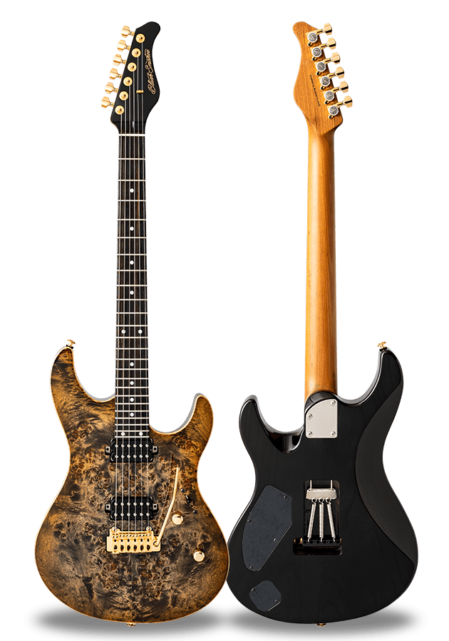 FUTURA-S HH LTD Canyon Burst / Ash Back Poplar Burl Top Body
