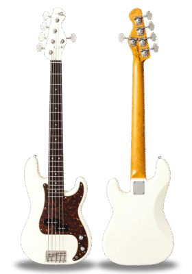 TRAD MASTER SERIES BETA-P5 Birds eye Maple Neck Vintage White Light Aged