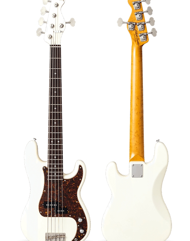 TRAD MASTER SERIES BETA-P5 Birds eye Maple Neck Vintage White Light Aged