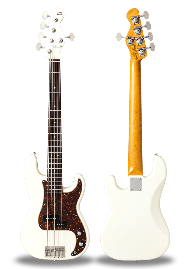 TRAD MASTER SERIES BETA-P5 Birds eye Maple Neck Vintage White Light Aged