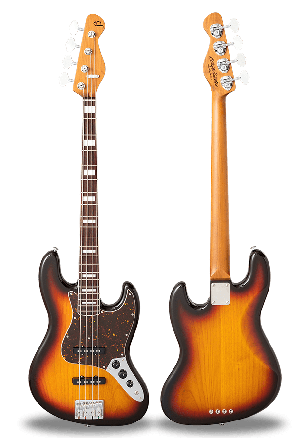 STANDARD SERIES BETA-J4RB 3 Tone Sunburst Roasted Maple Neck