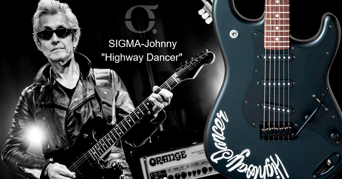 THE CRAZY RIDER 横浜銀蝿 ROLLING SPECIALのギタリスト ” Johnny “モデル、SIGMA-Johnny “Highway Dancer”